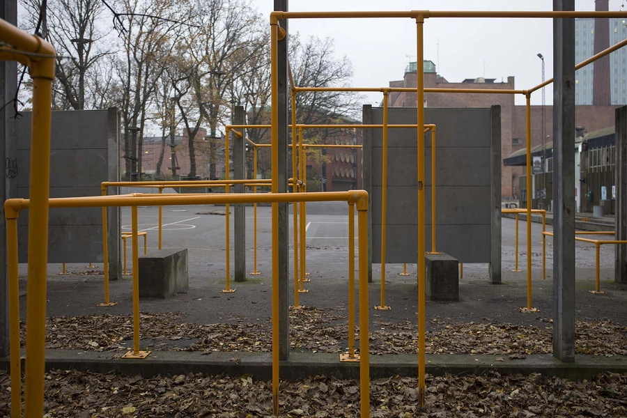 Carlsberg - Boble Plads - Midlertidigt Byrum Detalje, parkouranlæg