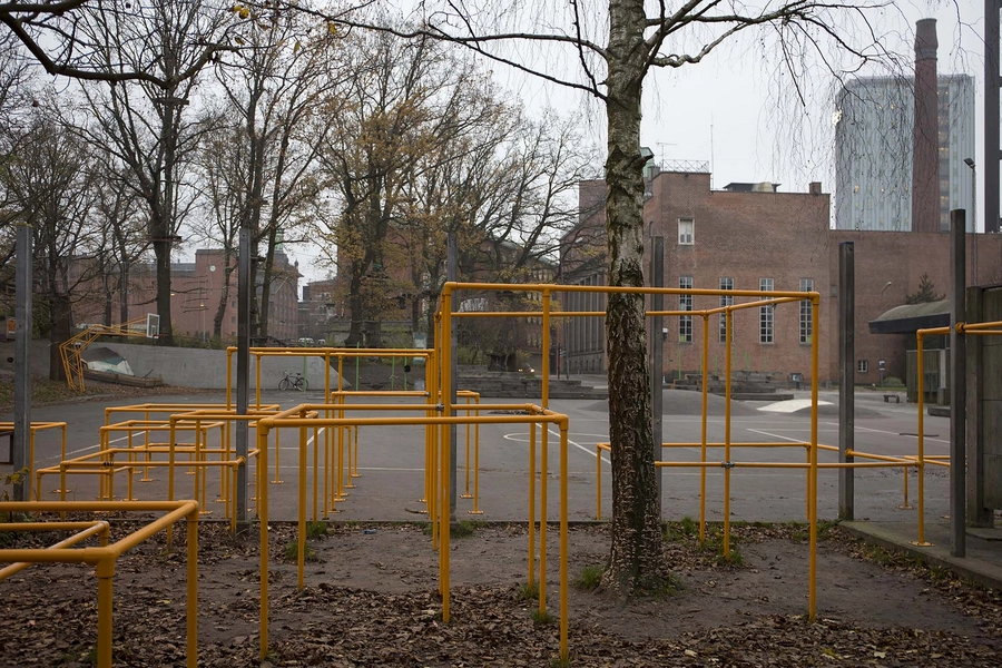Carlsberg - Boble Plads - Midlertidigt Byrum Detalje, parkouranlæg