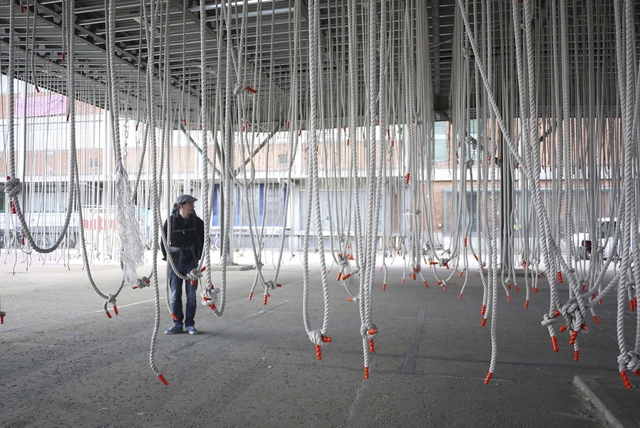 Carlsberg - Ny Tap Plads - Under halvtaget - Midlertidigt Byrum Rebskoven