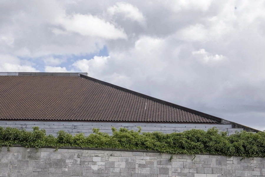 Carlsberg - Ølkam Tagkonstruktion set fra Gamle Carlsberg Vej