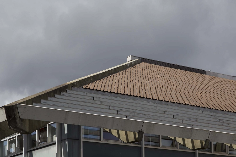 Carlsberg - Ølkam Detalje, tagkonstruktion