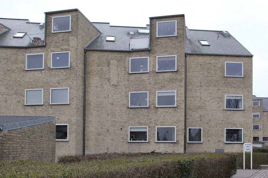 Alléhusene Østfacade nr. 197-205