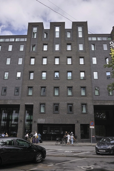 Wakeup Copenhagen, Borgergade Facadeudsnit