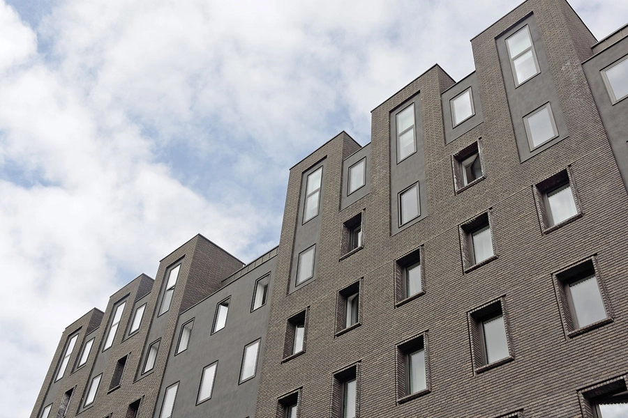 Wakeup Copenhagen, Borgergade Facadeudsnit