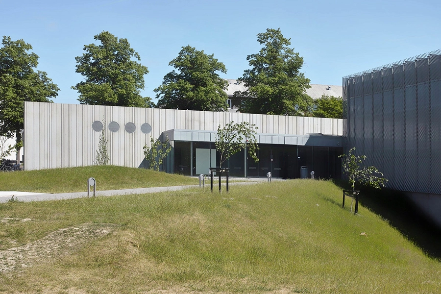 HF-Centret Efterslægten Nobis Indgang ny sportshal