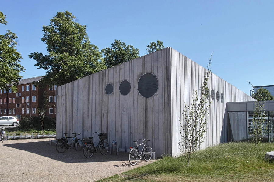 HF-Centret Efterslægten Nobis Mellembygning ny sportshal