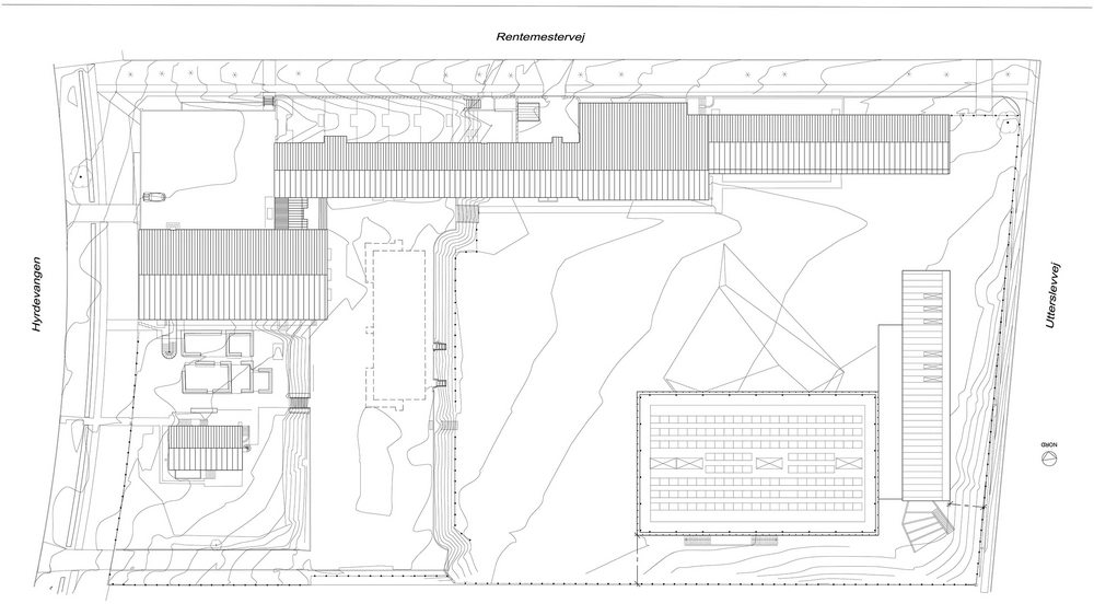 HF-Centret Efterslægten Nobis Situationsplan
