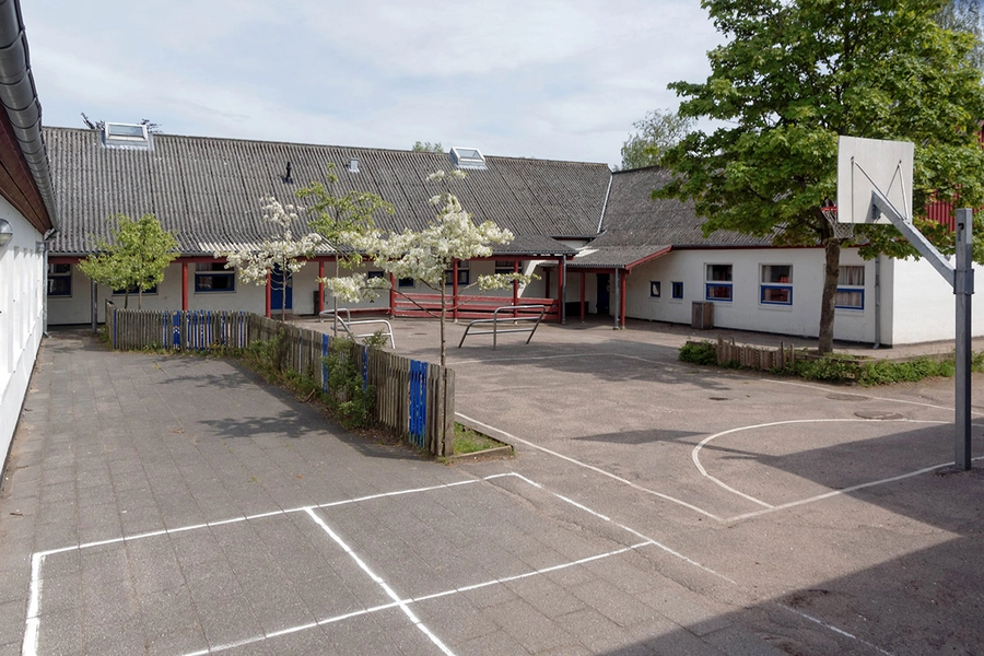 Endrupskolen Skolebygninger og gårdrum