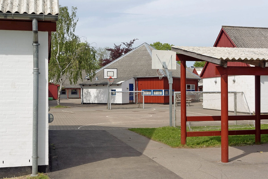 Endrupskolen Skolebygninger og gårdrum