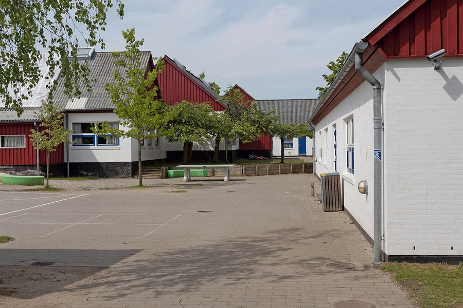 Endrupskolen Skolebygninger og gårdrum