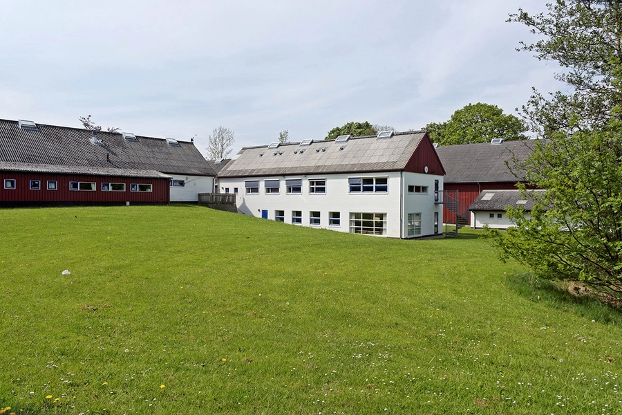 Endrupskolen Blik fra det omgivende landskab