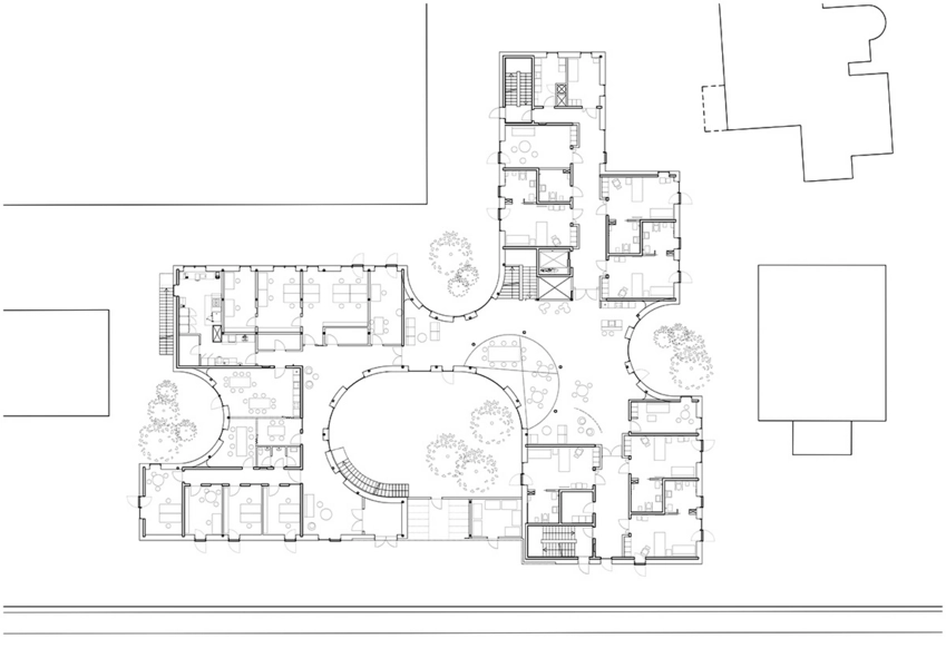 Diakonissestiftelsens Hospice Plan stueetage