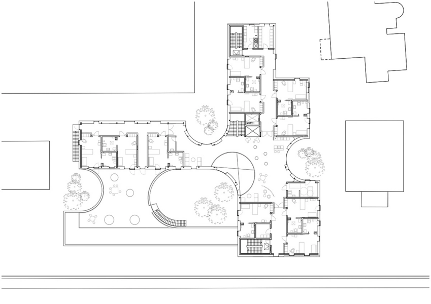 Diakonissestiftelsens Hospice Plan første sal