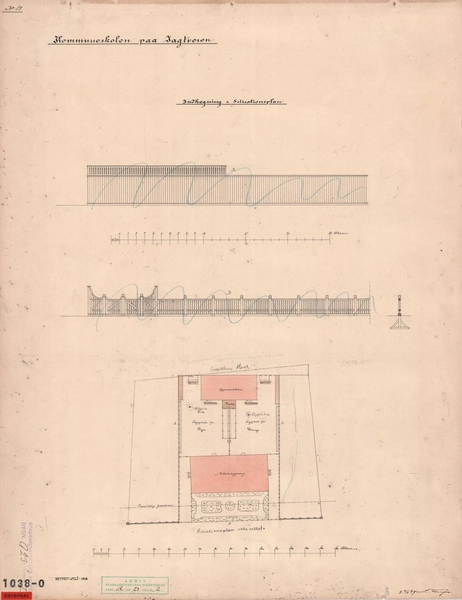 Jagtvejens Skole (Nørrebro Park Skole) Kommuneskolen på Jagtvejen, Situationsplan
