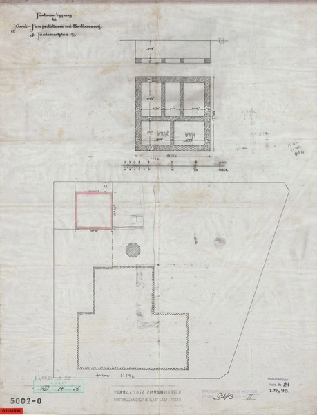 Kloakpumpestation, Præstøgade Situationsplan