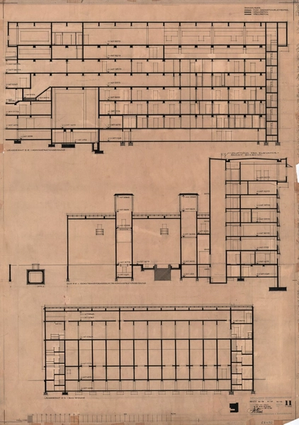 Bellahøj Koblingsstation Snit e-e, f-f og g-g