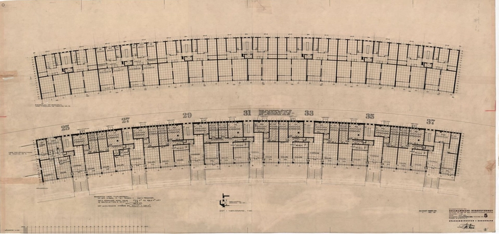 Bellmansgade-Borgervænget Bygning C, etageplaner