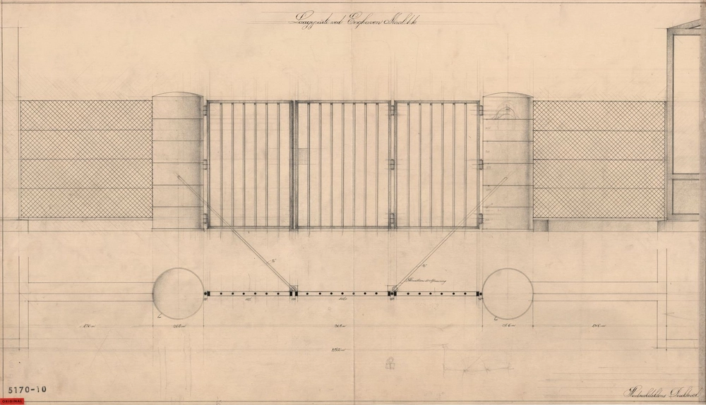 Enghaveparken Lågeparti, plan, opstalt