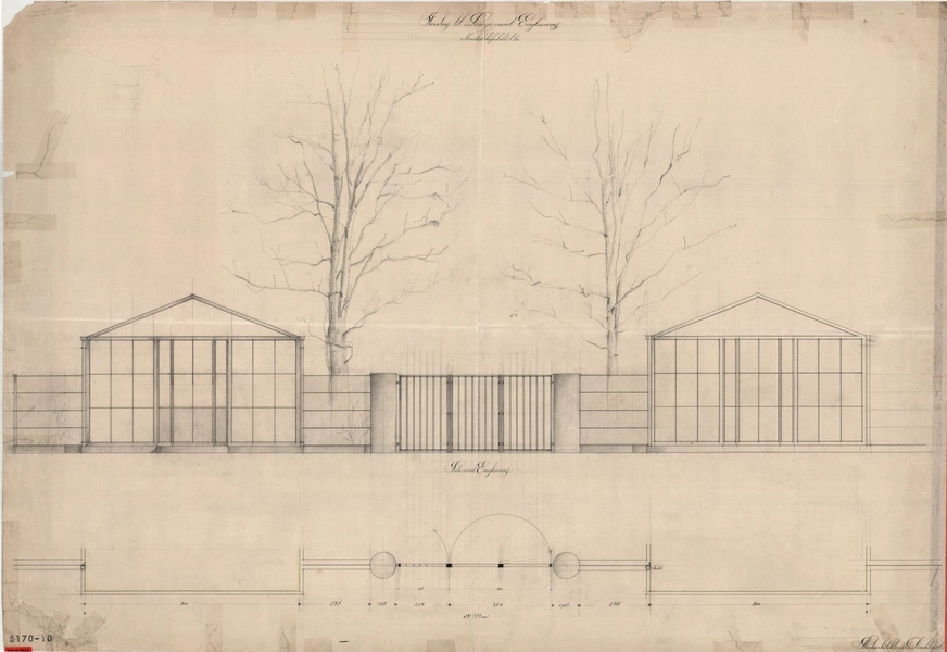 Enghaveparken Forslag til låge ved Enghavevej