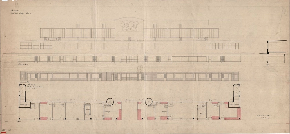 Flæskehallen, Kødbyen Bygning 1, Kød -og flæskehal, butikker i nordfløj