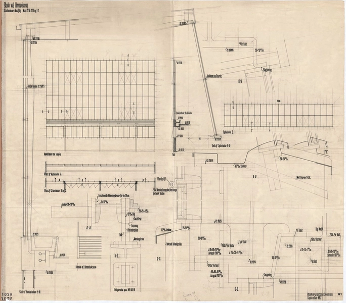 Grundtvigskolen (Tagensbo Skole) Stålvinduer i aulafløj