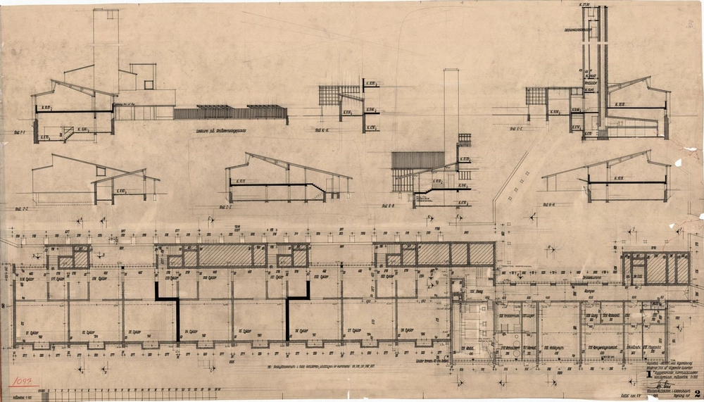 Hanssted Skole Normalklassefløj, kælderplan