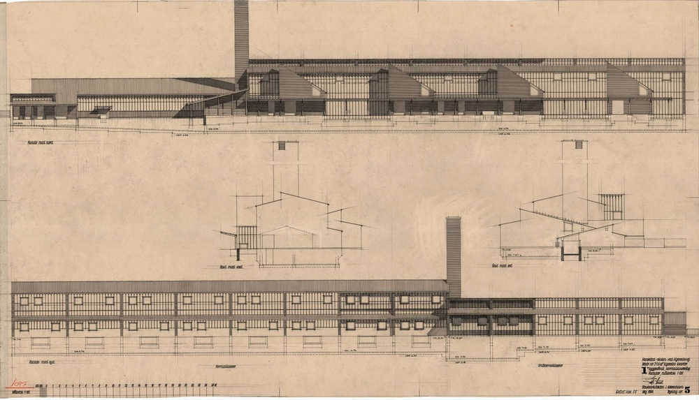 Hanssted Skole Normalklassefløj, facader