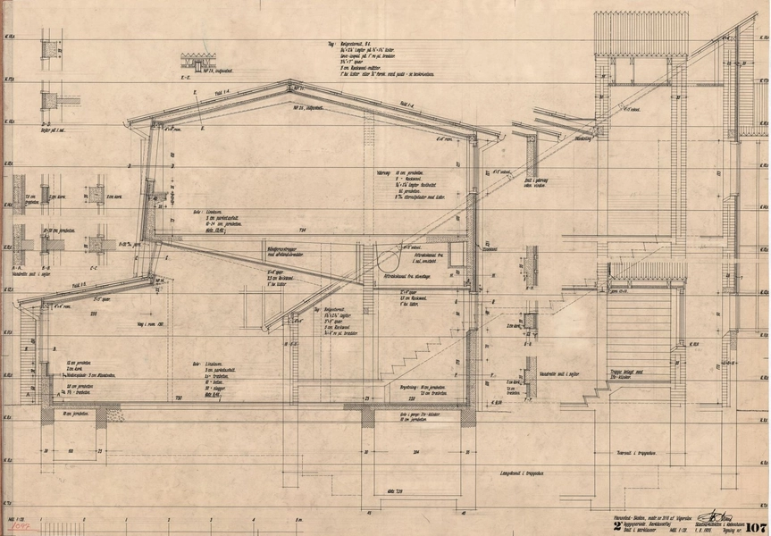 Hanssted Skole Særklassefløj, snit i særklasse