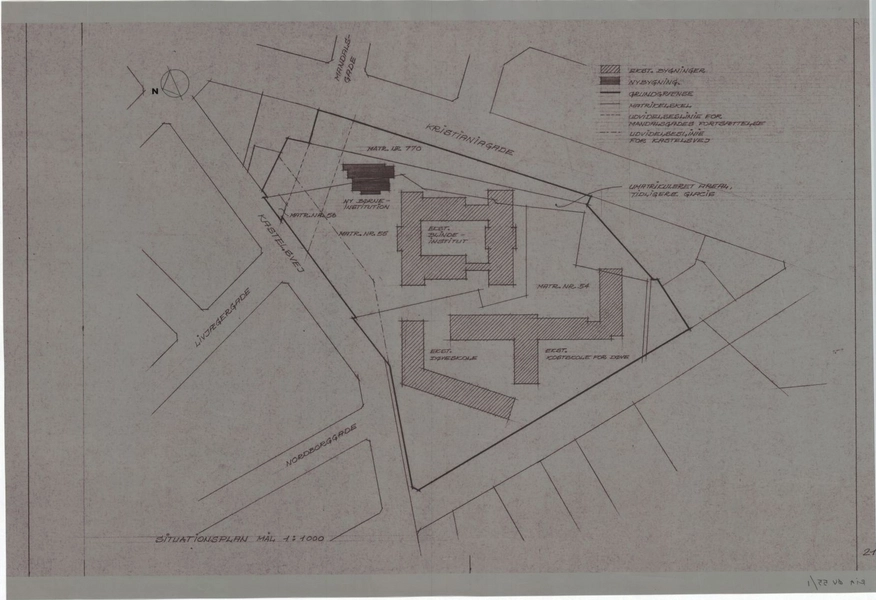 Kastelsgården (børneinstitution) Situationsplan