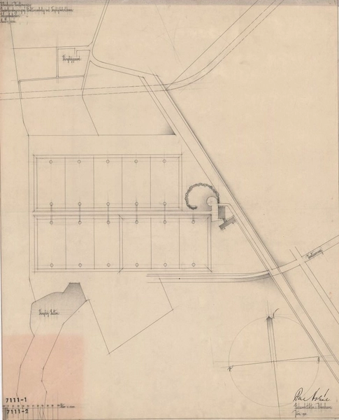Tinghøjbeholderen Situationsplan vedr. Skyderhanebygning samt Funktionærbolig