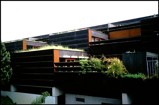 Farum Midtpunkt Tagterrasser set fra terrræn