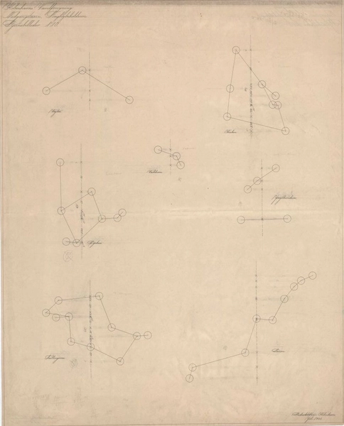 Tinghøjbeholderen Stjernebilleder i nedgangstårn; detailler