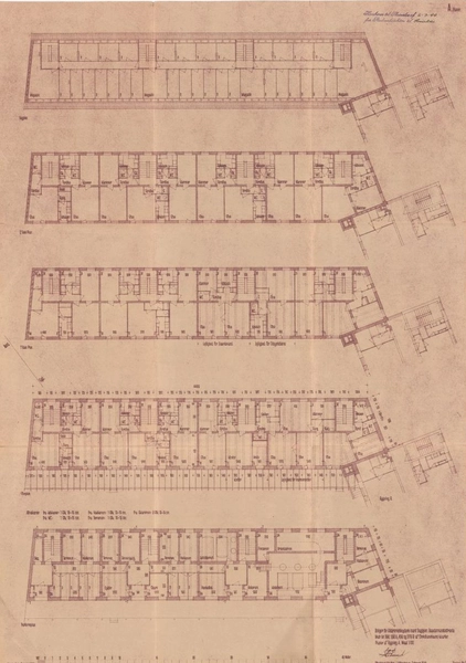 Voldboligerne, Christianshavn Planer af bygning A
