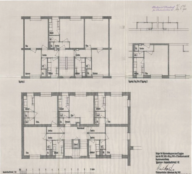 Voldboligerne, Christianshavn Typeplaner