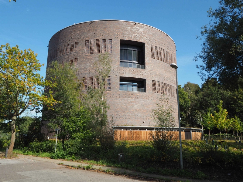 Trafiktårnet Vest Trafiktårnet set fra vest