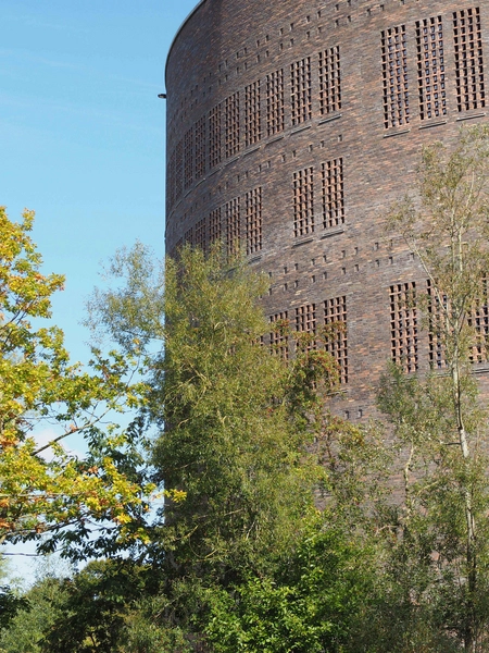 Trafiktårnet Vest Tårnets vestlige side