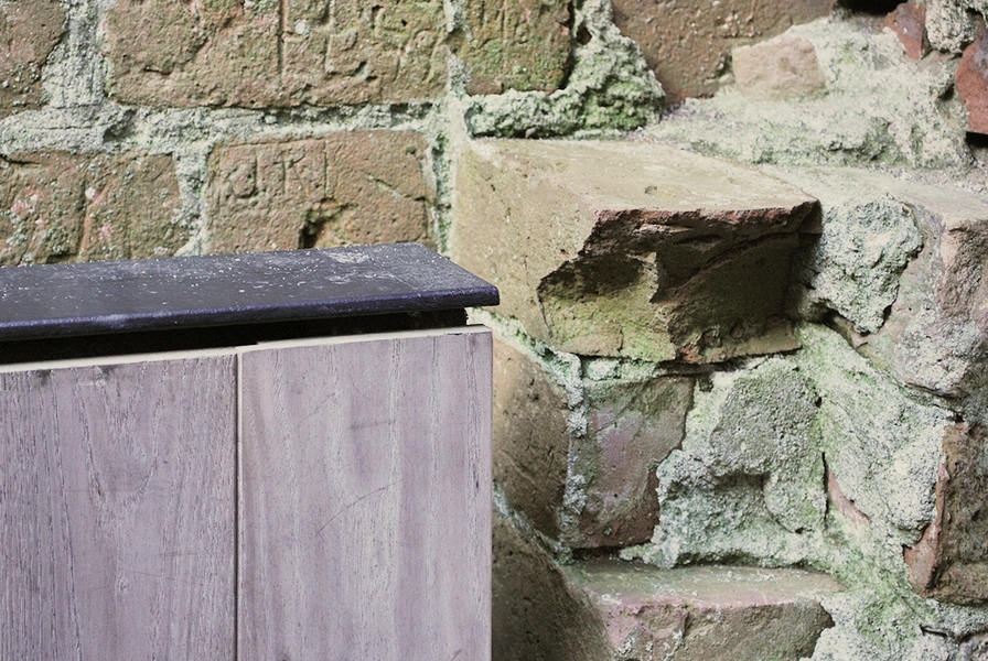 Kalø Slotsruin Den nye trappe er udført på en måde, så den kan fjernes uden af efterlade varige spor