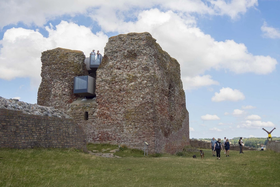 Kalø Slotsruin Nyt møder gammelt