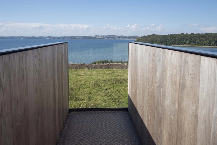 Kalø Slotsruin Udsigten