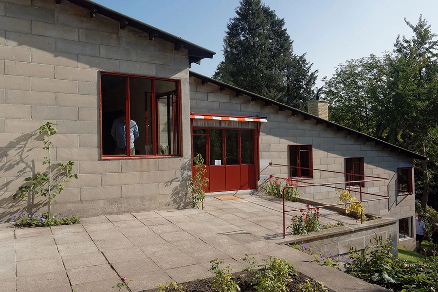 Poul Henningsens Hus - PHs eget hus Terrasse