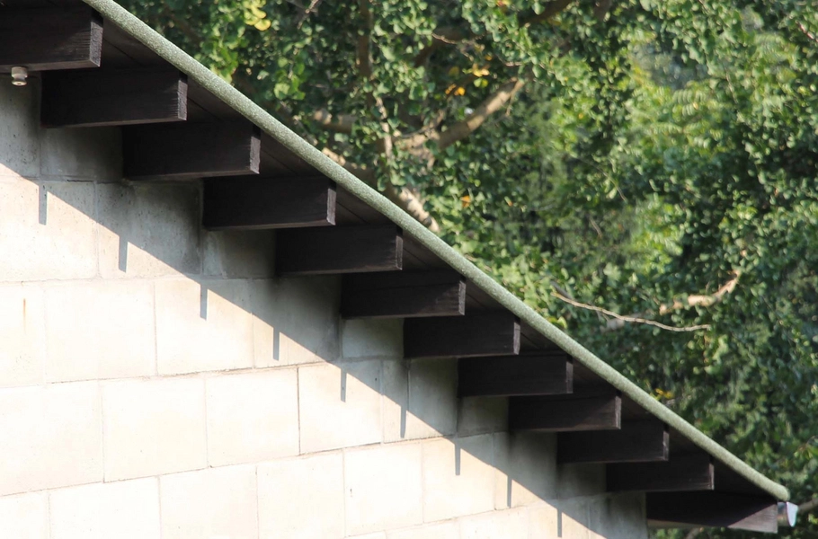 Poul Henningsens Hus - PHs eget hus Detalje - tag