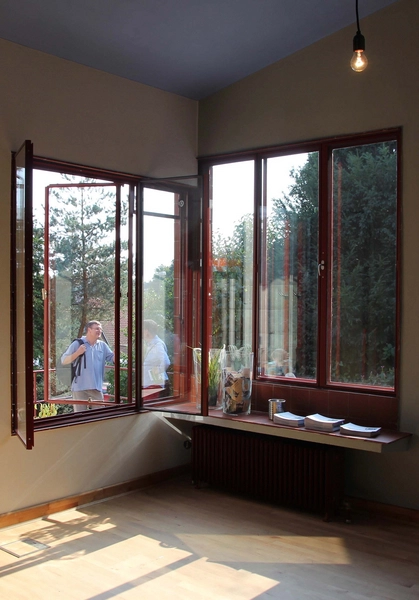 Poul Henningsens Hus - PHs eget hus Vindue mod haven