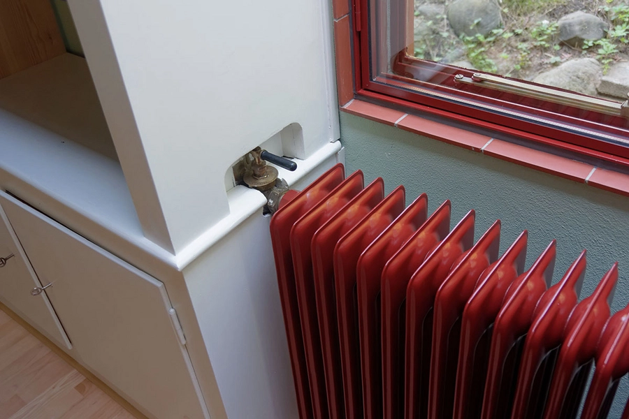 Poul Henningsens Hus - PHs eget hus Detalje - radiator
