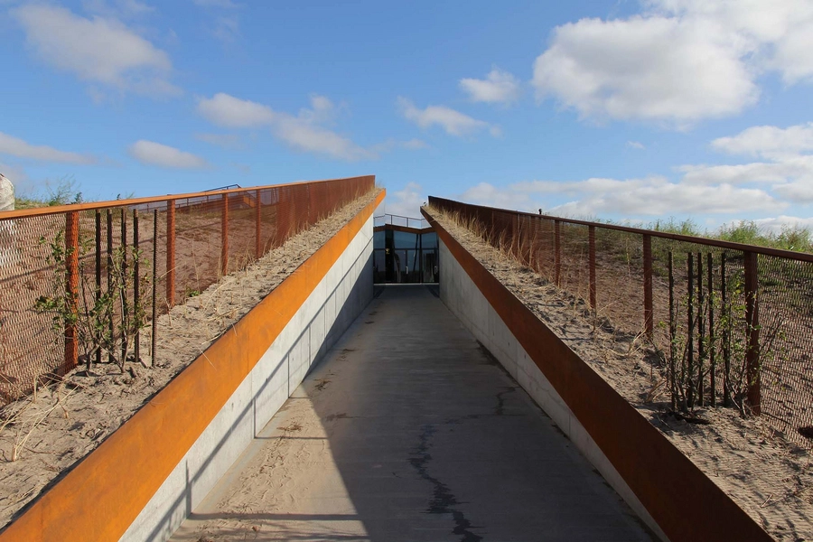Tirpitz Museum Corten og tagflader