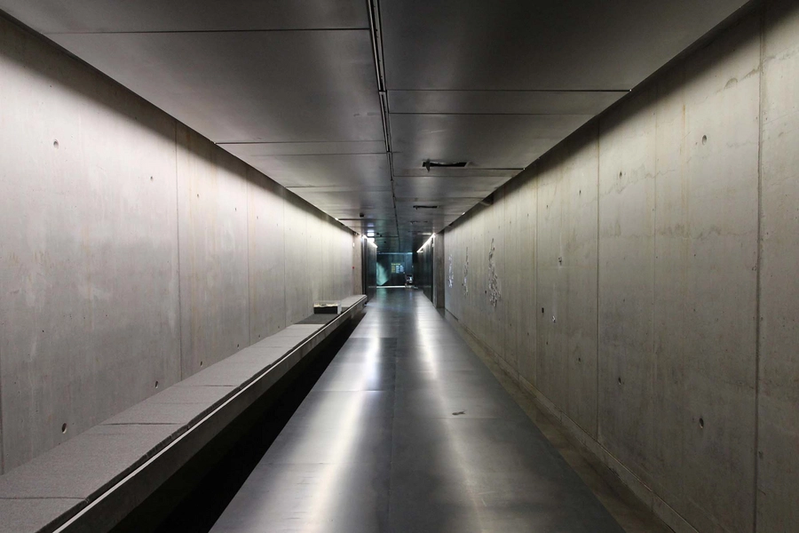 Tirpitz Museum Gang mellem museum og bunker