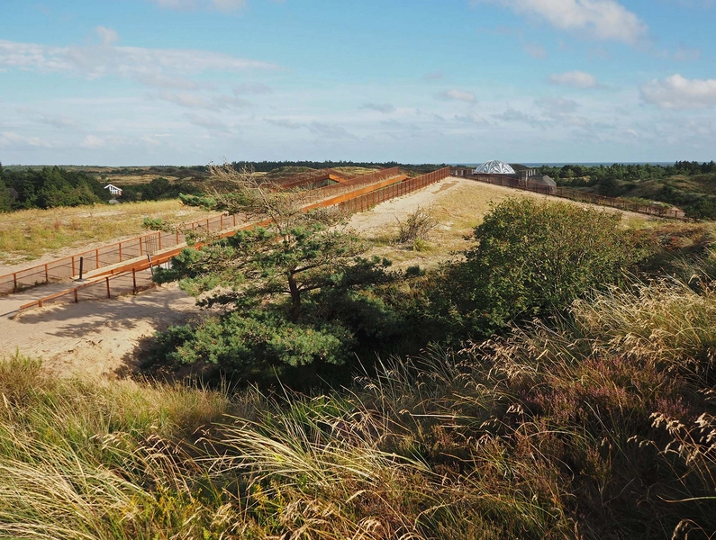 Tirpitz Museum Museet set fra klitterne