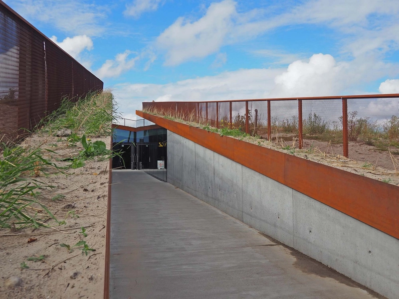 Tirpitz Museum Tagkonstruktion