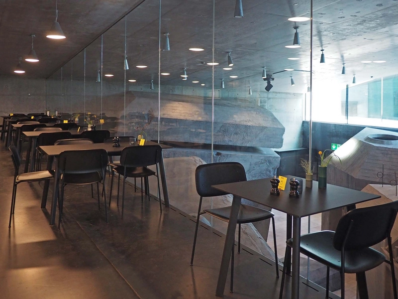 Tirpitz Museum Café ved billetsalget