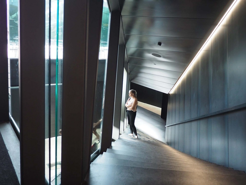 Tirpitz Museum Trappe ned til udstillingerne