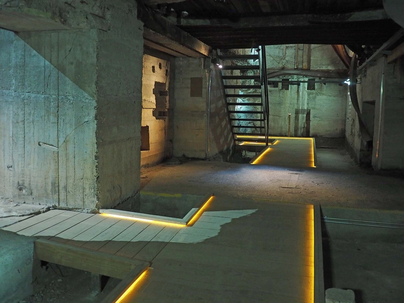 Tirpitz Museum Ny gangbro i bunkeren